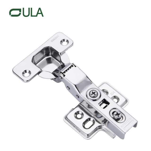Diseño moderno moderno fabricado en fábrica OEM SS304 Bisagras hidráulicas de hierro de cierre suave para gabinetes de cocina Hardware de muebles de dormitorio