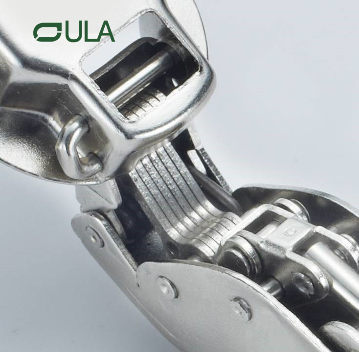 Accesorios de muebles Hardware 30 grados Spring Soft Closing Gabinet Cocina Hidráulica de hierro oculto en bisagras