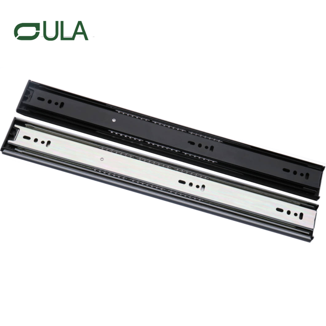Diapositiva de cajones de servicio pesado de canal telescópico al por mayor de fábrica para gabinete de 50 mm Accesorios de muebles personalizados Diapositivas de cajones