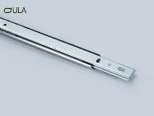 Moderno de 27 mm 2 veces cajón de rodamiento de bolas Tobogado Rail Cocina Dedammentos de la sala del dormitorio Sala de estar del baño