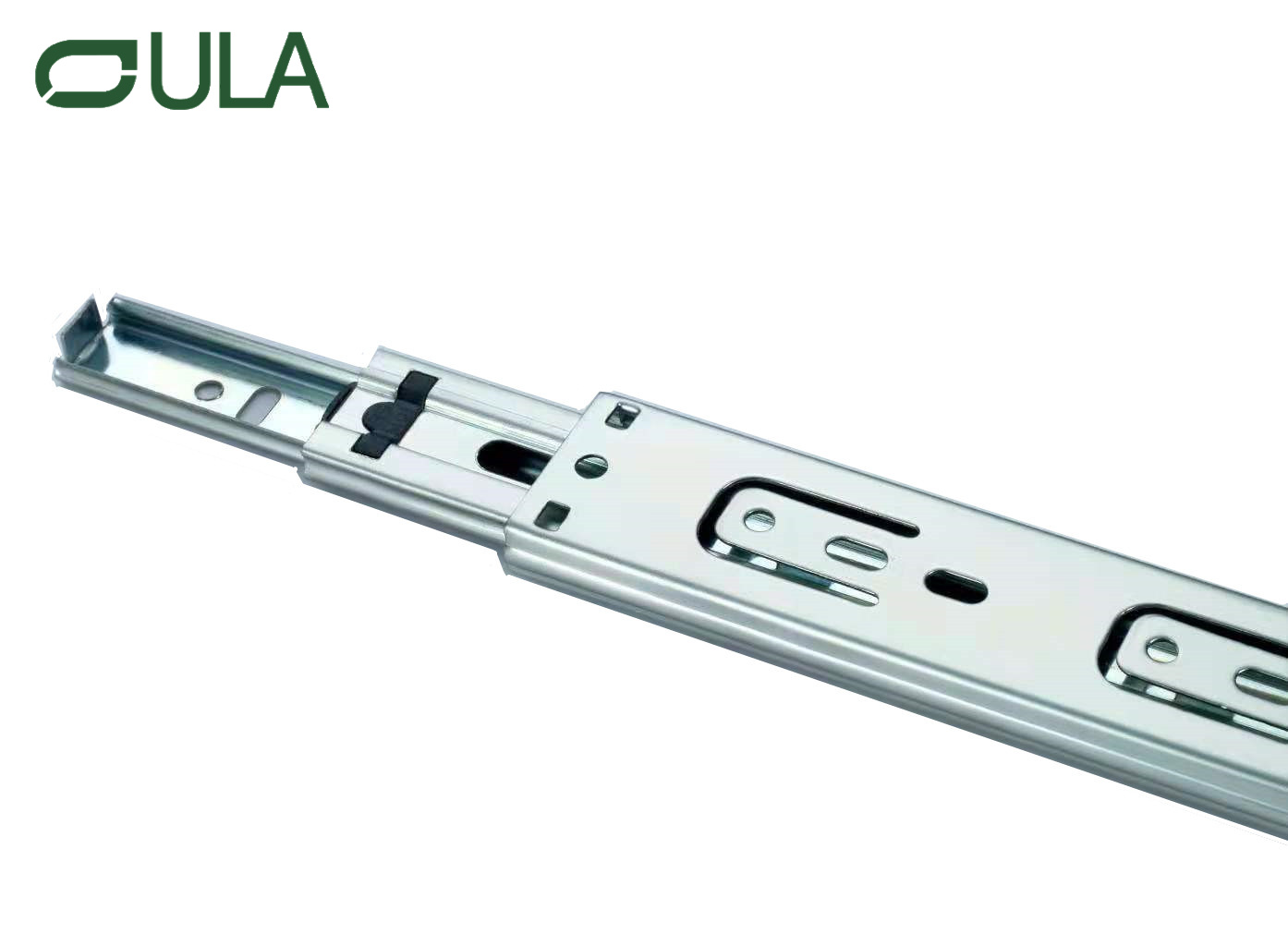 Runner de 35 mm de 35 mm Runner Roder Raring Iron Steel Rail Tobre de acero acabado negro Gabinetes de dormitorio de la cocina Muebles de aire libre para el hogar