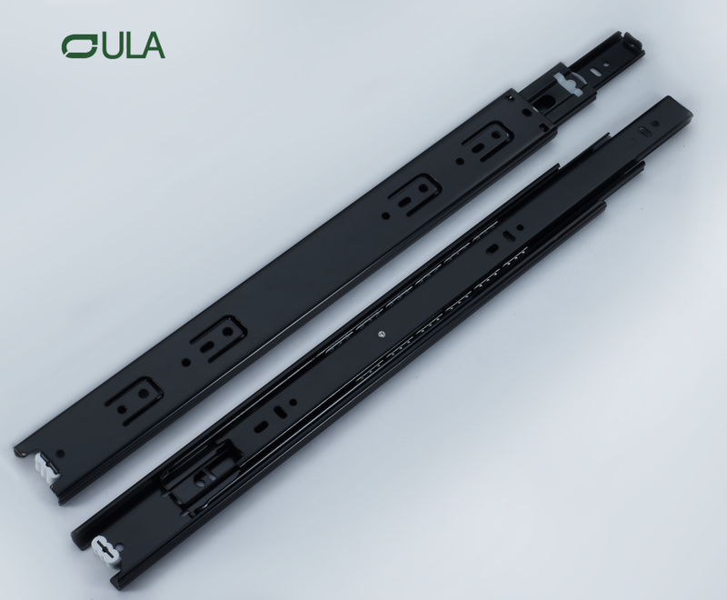 Jieyang Factory Cajón telescópico de alta calidad Cajón deslizante Rail deslizante Acabado de zinc para la cocina Use muebles para el hogar