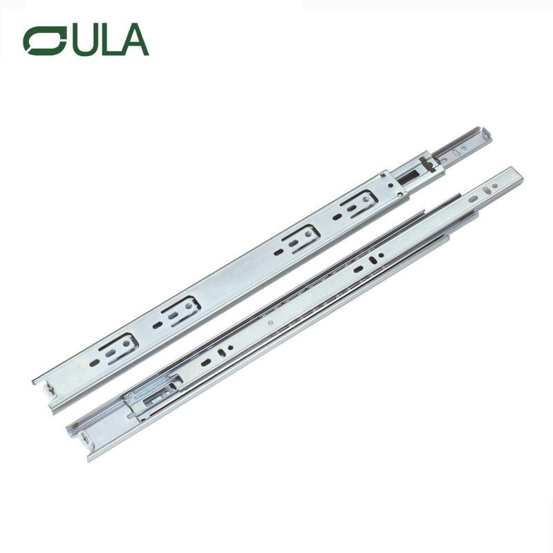 Caja de herramientas de canal telescópico de 40 mm Cajón de zinc Canter Diapositiva Muebles de muebles Gabinete de muebles