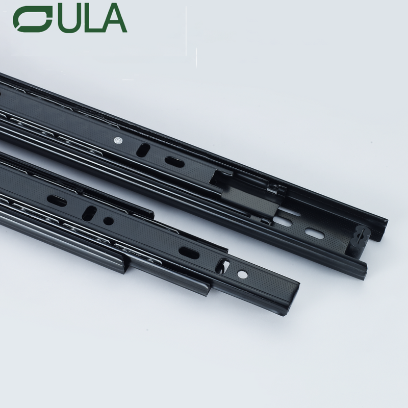 Fabricante OEM ODM Extensión completa Triple pliegues Cajón de rodamiento de bolas Rail deslizante para muebles