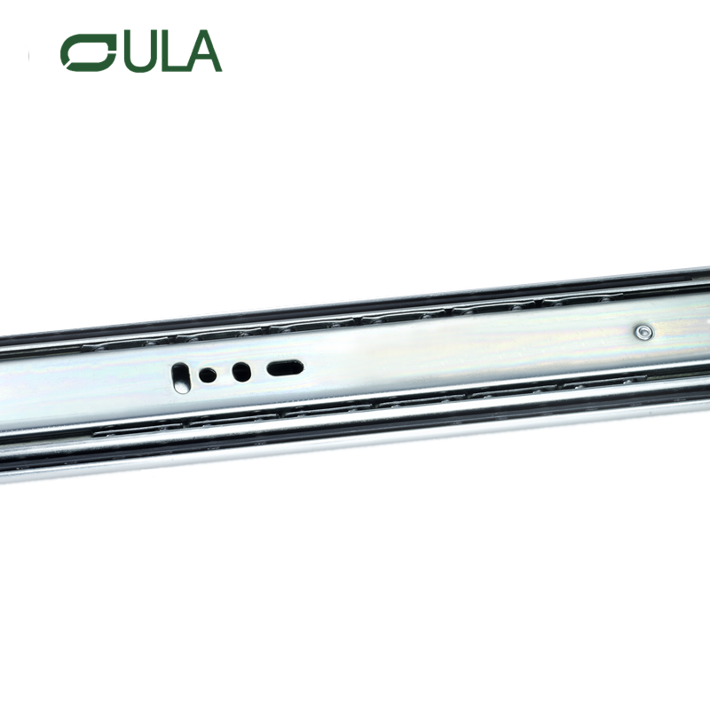 Fábrica de buena calidad Rode de bolas de extensión triple Diapositiva de cajón de acabado de zinc para muebles