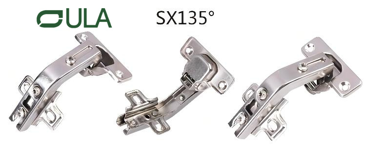 Fábrica Buen precio de 135 grados Muebles Hidden Gabinete Diaje duradero en bisagras de hierro para el gabinete