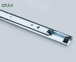  Diapositiva de cajón de hierro de 27 mm personalizado de 2 platos de 2 veces