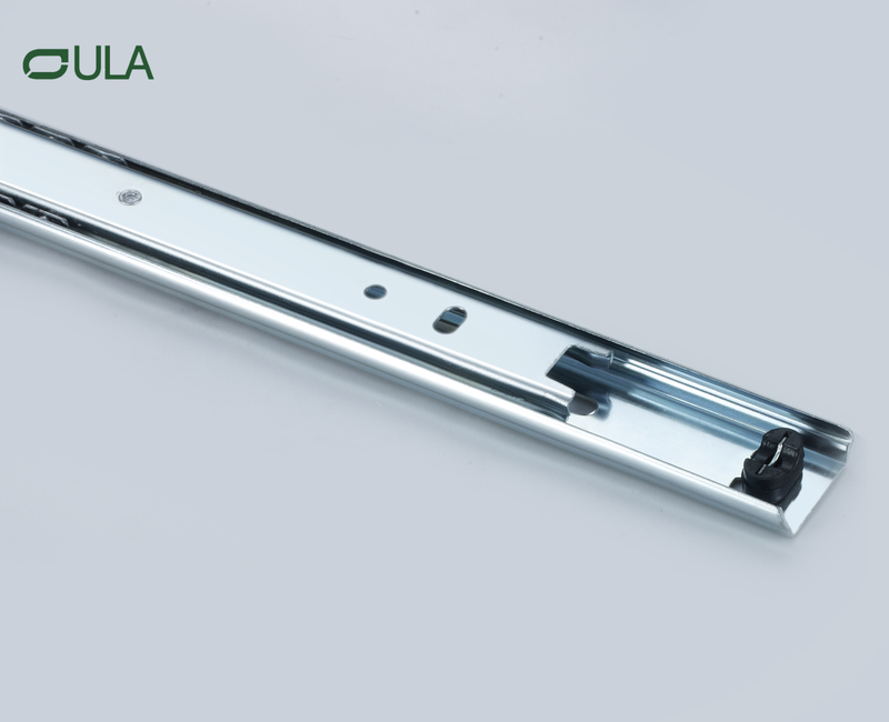  Diapositiva de cajón de hierro de 27 mm personalizado de 2 platos de 2 veces