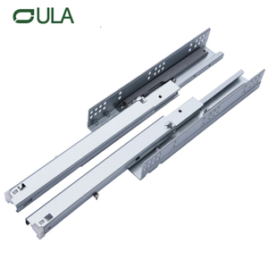 Extensión completa de acero inoxidable de 45 mm Cajón telescópico de 3 plegables Slide S4501 para el dormitorio Muebles de gimnasio de comedor de cocina