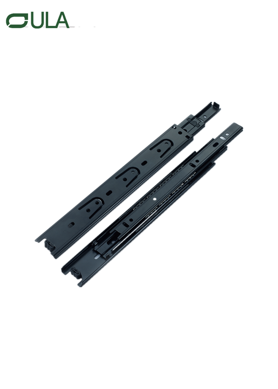 Muebles de cocina gabinete telescópico de 35 mm Extensión completa de rodamiento de bolas regulares Toboganes toboganes