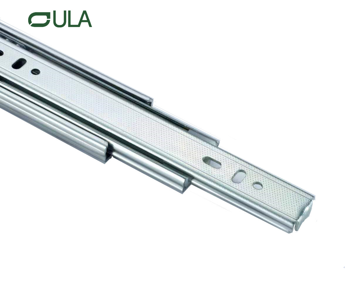 Diapositiva de rodamiento de bolas de espesor estándar de 45 mm de 45 mm Cajón de rodamiento de 40 kgs Cajón de extensión de servicio pesado Rail deslizante