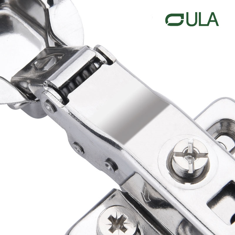 Gabinete de cocina 3D Cierre suave de hierro oculto Bisagras hidráulicas Accesorios de muebles de acero inoxidable Puertas de hardware