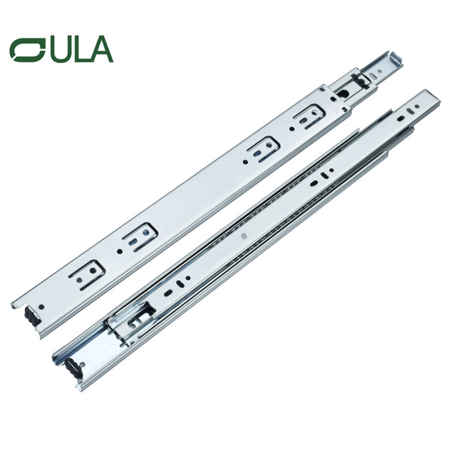 Venta caliente de alta calidad 45 mm Extensión completa de 3 veces el cajón de canal telescópico personalizado