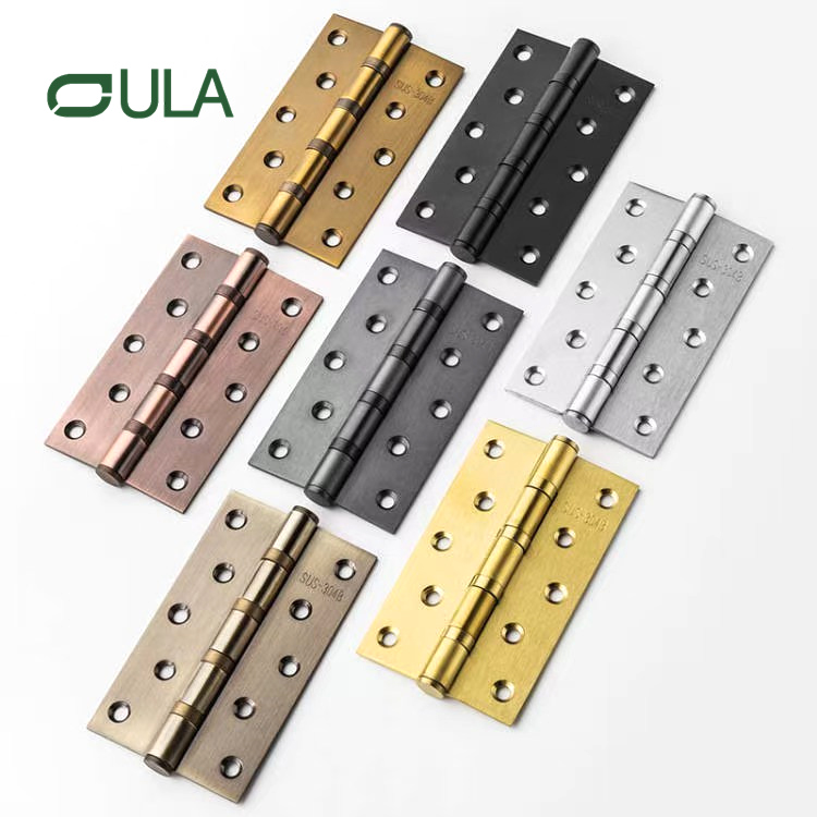 Bisagra de puerta de acero de acero inoxidable de 5 pulgadas con 4BB de bolas de 4 bb condenado por la vida dutylong bisagra de diseño moderno para puerta
