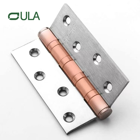 Diseño moderno de 4 pulgadas Muebles de acero inoxidable Bisagra de puertas Pivote de 3.0 mm Logotipo personalizado OEM Disponible para bisagras de ventanas de puerta
