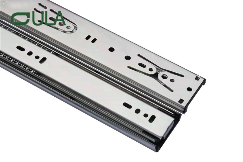 Fábrica Alta calidad Custom de 50 mm Extensión triple Diapositiva de cajón de servicio pesado Diapositiva de cajones de alta temperatura