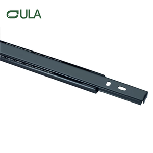 Cajón telescópico de 10-16 pulgadas Cajón deslizante Rarester de montaje inferior Roya de bolas de 27 mm Riel deslizante