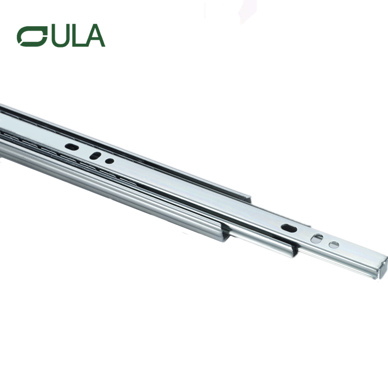 Cajón de la caja de herramientas de metal de 30 mm Runner Descripción de la oficina Cajón del escritorio de la oficina Diapositiva del canal del riel de la riel de la riel para muebles para muebles