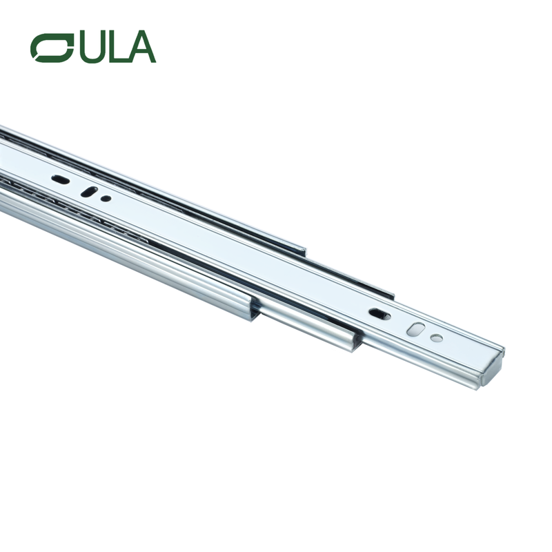 Hardware de muebles 42 mm Cajón de metal Cajón Sobre un rodamiento de bolas de hierro Duración de cajón de hierro 