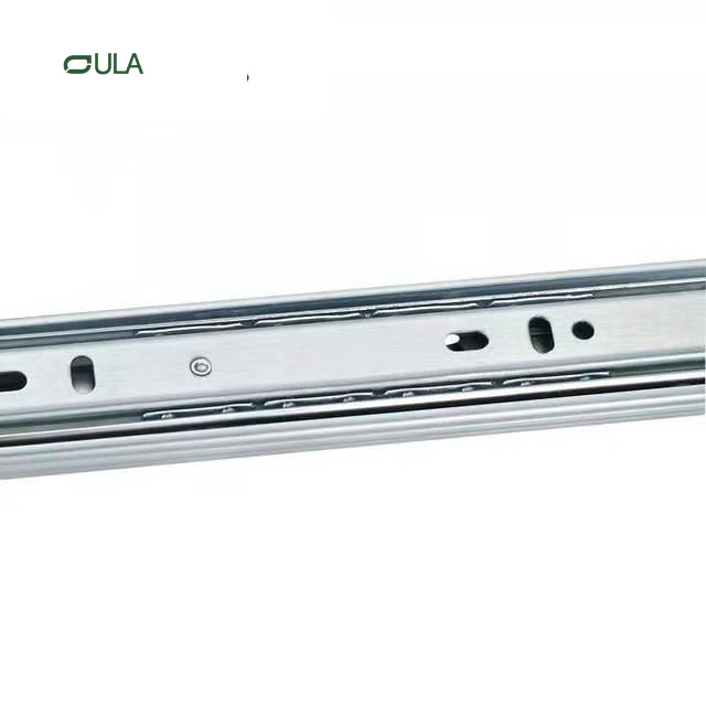 Diapositivas de muebles OEM de fábrica de 45 mm Caja de herramientas de metal Cajón de gancho Tobogán Toblos de servicio pesado lisos