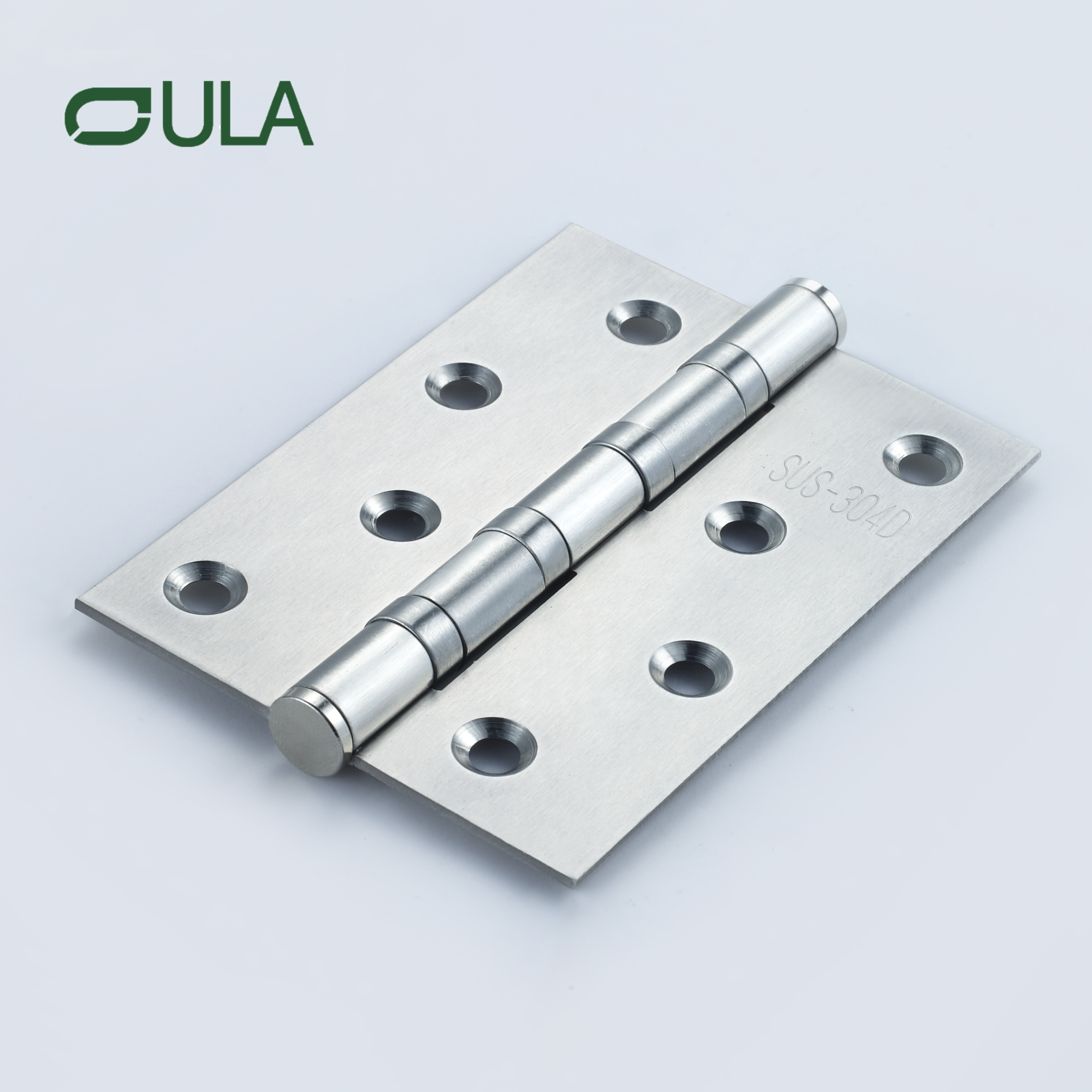 Bisagra de puerta plana de acero inoxidable 201 y 304 con diseño moderno de rodamiento de bolas para la puerta Wodden