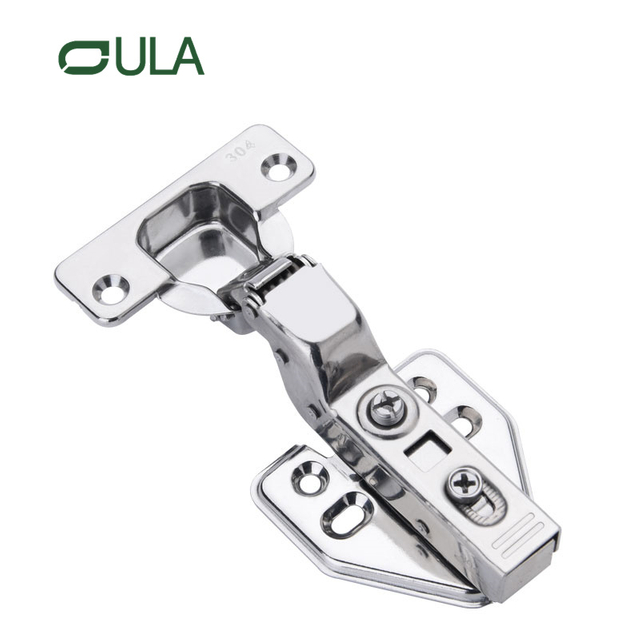 Acero inoxidable 304 Bisagra hidráulica de fábrica de alta calidad para gabinetes y muebles de cocina para el hospital de baño y accesorios al por mayor del hotel