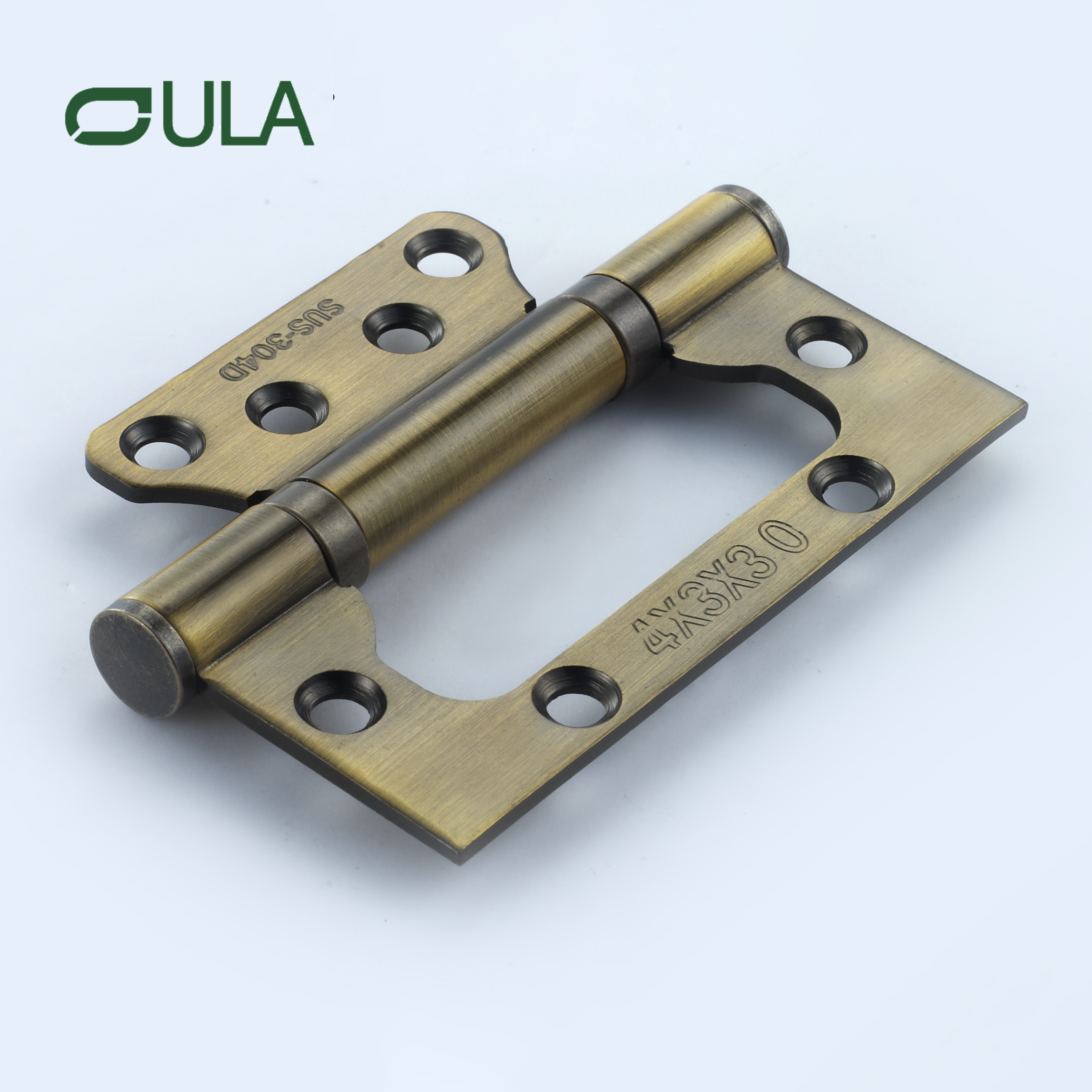 Fabricante Diseño moderno al por mayor 304/201 Hardware de acero inoxidable Bisagra de pivote de mariposa para la puerta de la ventana