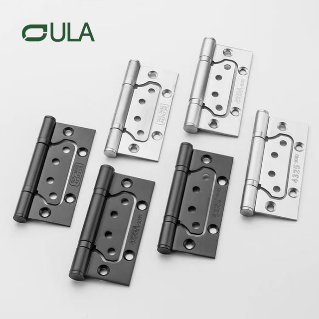 SS no mortise doble rodamiento de bolas de 4 y 5 pulgadas bisagras de la puerta de mariposa de mariposa