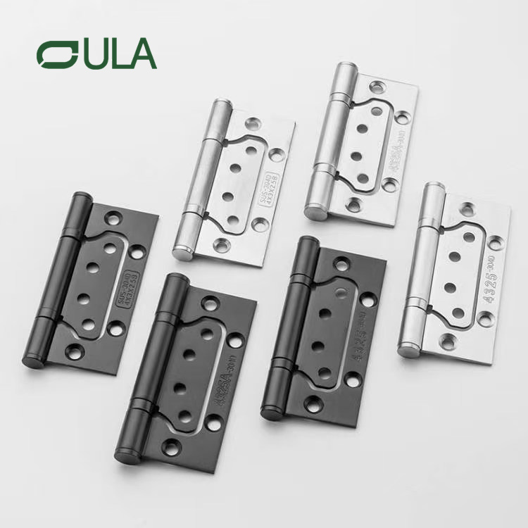 Moderna de 4 y 5 pulgadas de acero inoxidable no mortise doble rodamiento de bolas de bolas submotres con bisagras plegables de mariposa