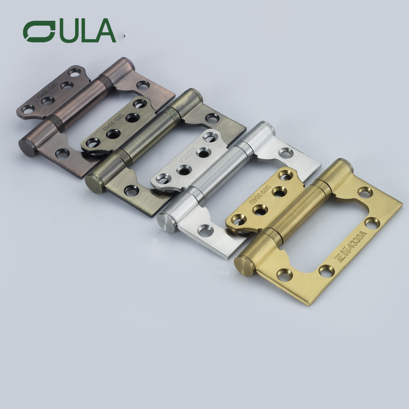 Moderna bisagra de mariposa de rubor de acero de acero inoxidable de 4 pulgadas 2 rodamientos de bolas de 3.0 mm de espesor para ventanas y hoteles