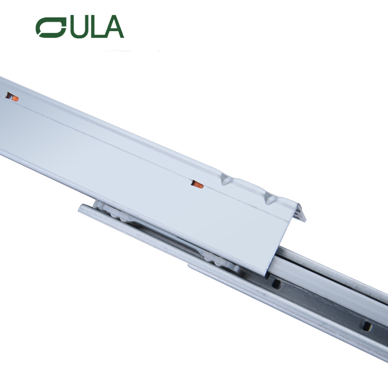 Herrajes para muebles, corredera para cajón abierta con empuje bajo encimera