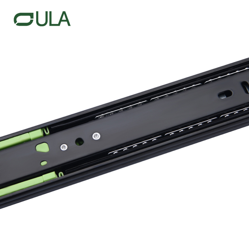 Fábrica Buen Precio Pesado Dutt Soft Close Closer Diapositiva Rodamiento de bolas de hierro Slampion Rail para muebles para muebles