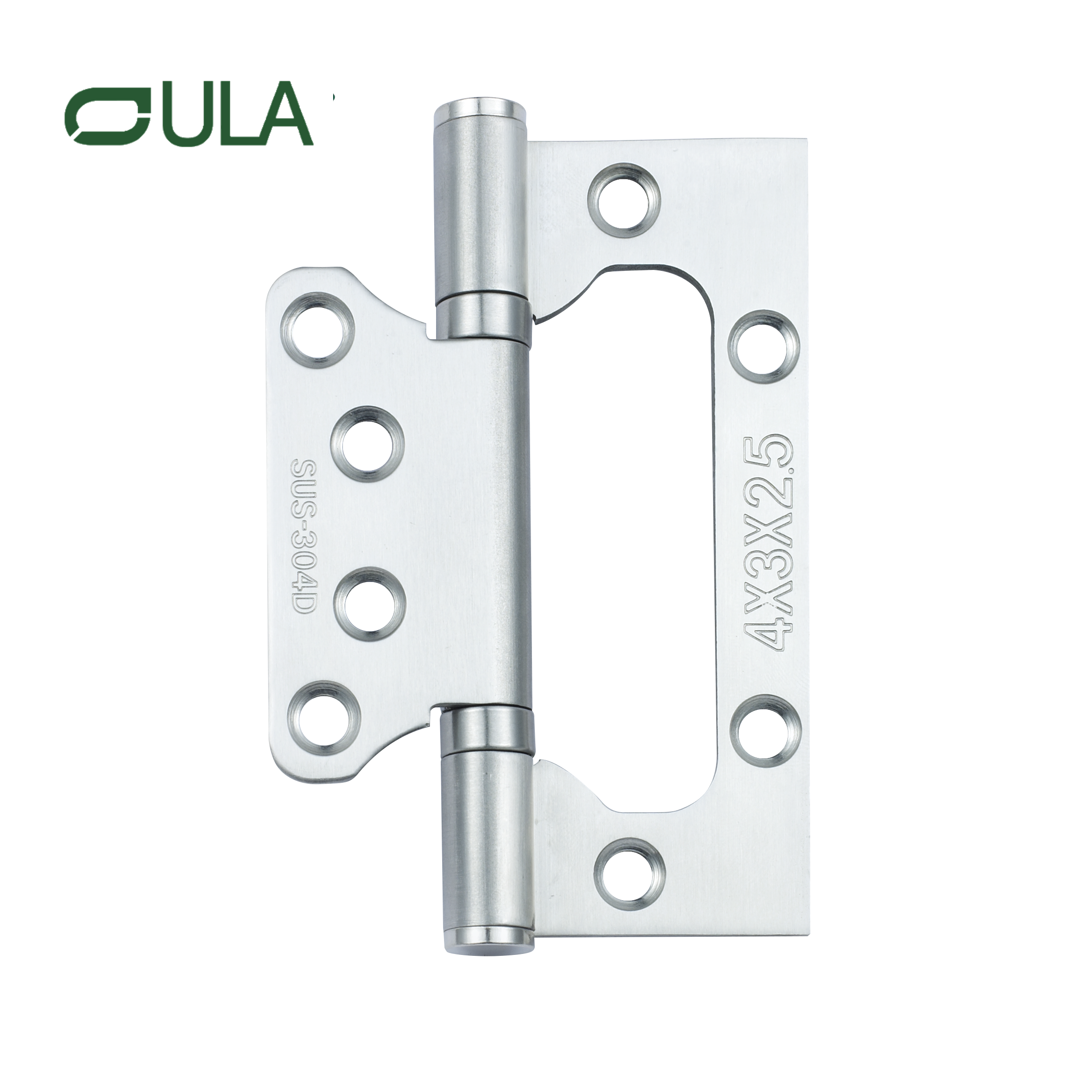 Moderna de 4 y 5 pulgadas de acero inoxidable no mortise doble rodamiento de bolas de bolas submotres con bisagras plegables de mariposa