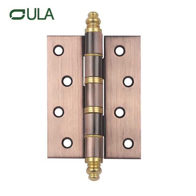 Cobre antiguo 4 pulgadas Big Crown Security Bole Bolet Bisagra de diseño de la puerta de diseño moderno Bisagra de ventana de hierro Hoteles de fábrica al por mayor