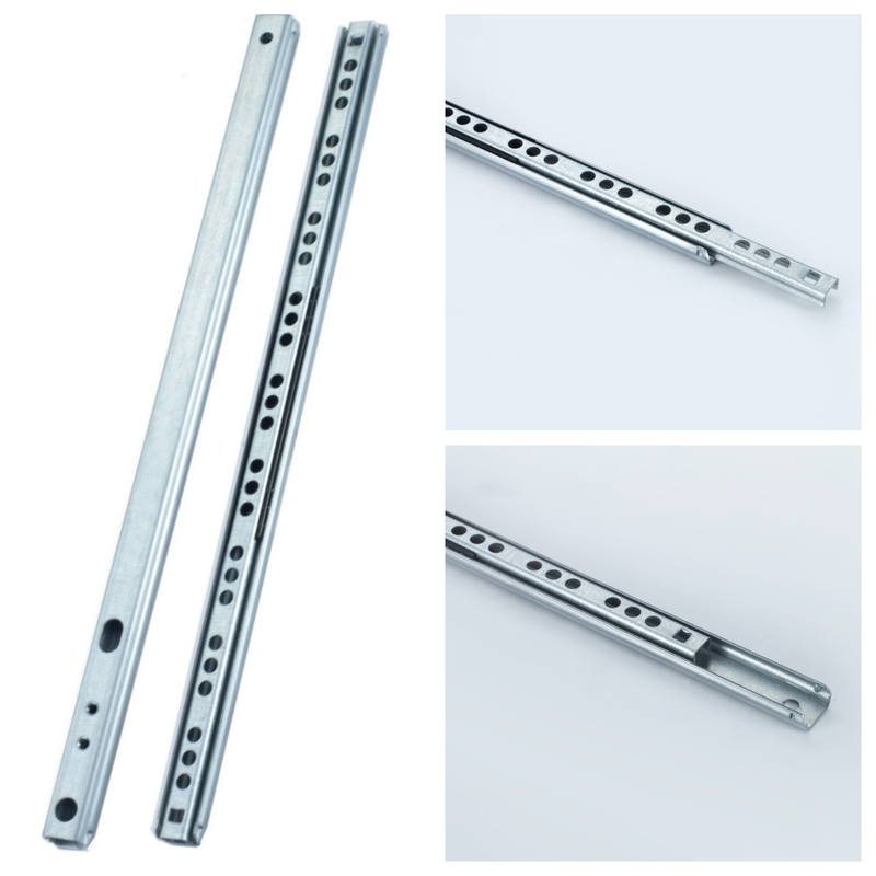 Fabricante OEM ODM Diapositivas de cajones de 2 pliegues de alta calidad 10 kgs Mini riel de deslizamiento para muebles al por mayor