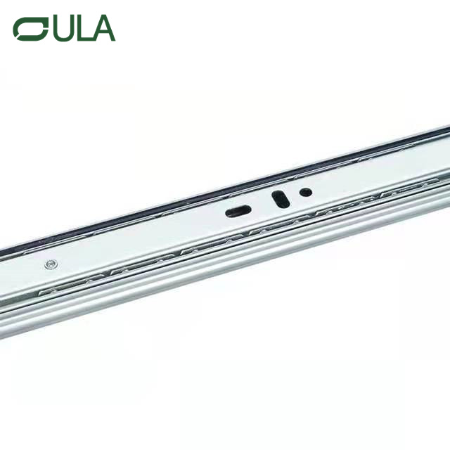 Runner de 35 mm de 35 mm Runner Roder Raring Iron Steel Rail Tobre de acero acabado negro Gabinetes de dormitorio de la cocina Muebles de aire libre para el hogar