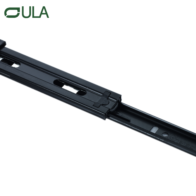 Muebles de cocina gabinete telescópico de 35 mm Extensión completa de rodamiento de bolas regulares Toboganes toboganes