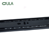 Fabricante OEM Fabricante 40 mm Tobado negro telescópico Diapositiva 3 pliegues Rail deslizante para muebles Diapositivas de servicio pesado para cajón