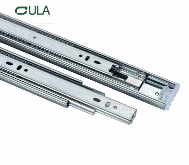 45 mm Fabricación profesional Cajón de extensión Triple Diapositiva