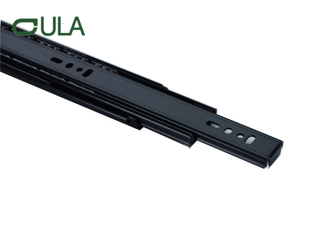 Altacería de bolas de extensión de triple pliegue de servicio pesado Cajón de acero Cajón de acero Diapositiva Gabinetes de apartamentos de gimnasio de baño de baño suave