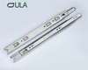 45 mm Triple Fold Extensión completa Telescópico Cajón de acero inoxidable Muebles de riel de tobogán para gabinetes de oficina