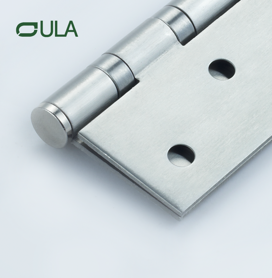 Bisagra de puerta plana de acero inoxidable 201 y 304 con diseño moderno de rodamiento de bolas para la puerta Wodden