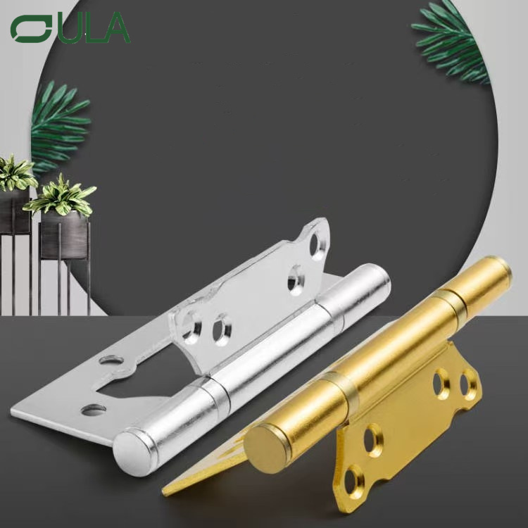 Bisagra de rubor de mariposa de hierro moderno de alta calidad 2BB Bisagra Muticolor Mute Mute Hidden Gabinet para uso de ventanas y hoteles