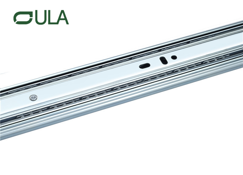 Venta caliente Fábrica Triple Fold Extensión completa Rodamiento de bolas telescópicas de zinc