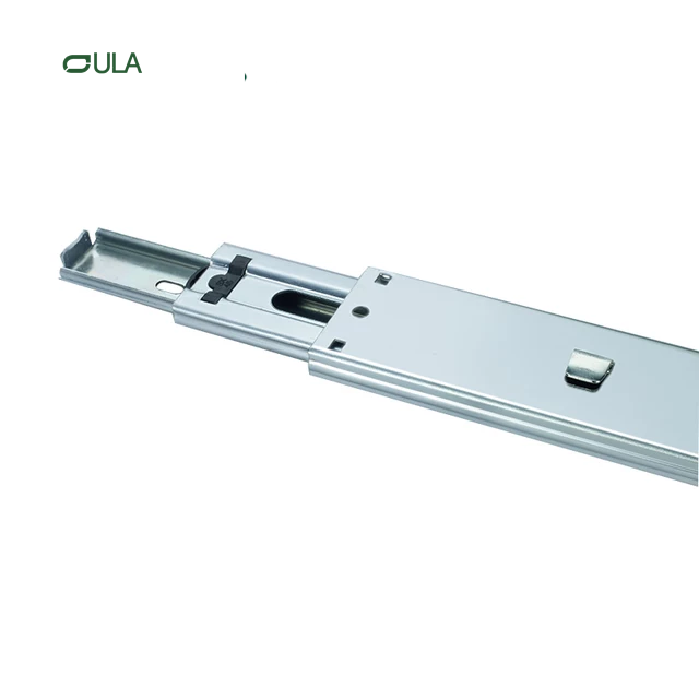 Slide de cajón de gancho de rodamiento de bolas de extensión de 45 mm debajo de cajón de servicio pesado con gancho con gancho