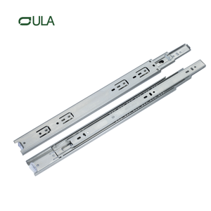 Diapositiva moderna de cajón de rodamiento de bolas de acero inoxidable de 45 mm para muebles de cocina