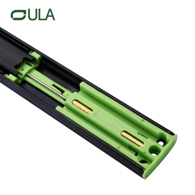 Fábrica Buen Precio Pesado Dutt Soft Close Closer Diapositiva Rodamiento de bolas de hierro Slampion Rail para muebles para muebles