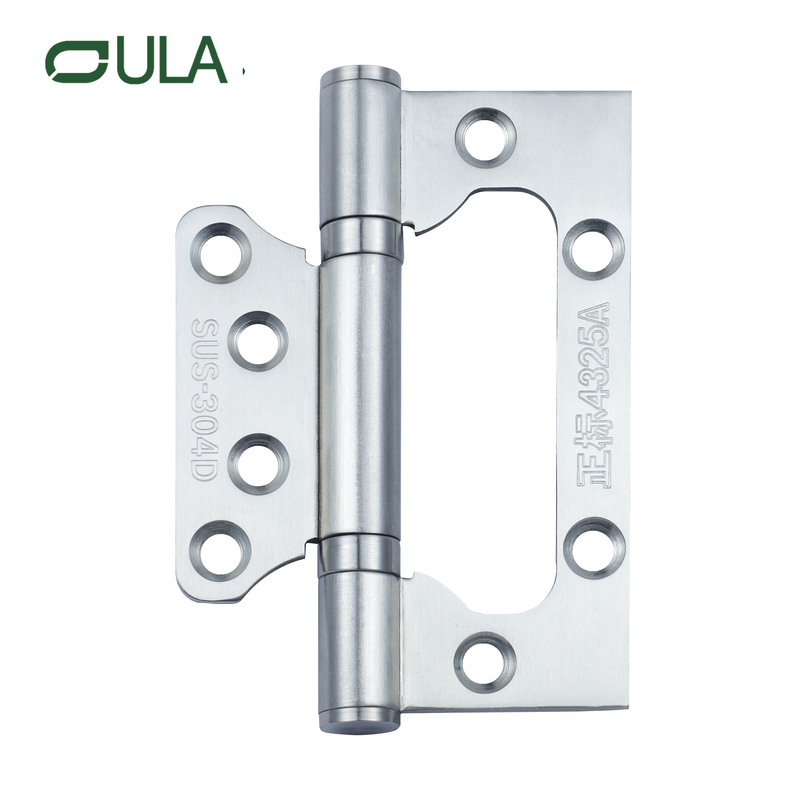 Diseño moderno al por mayor de fábrica de 4 pulgadas 2,4 mm de acero inoxidable Bisagra de puerta de mariposa de acero para puertas y puertas de madera