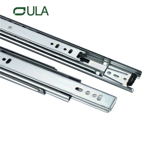 Diapositiva de cajones de estilo moderno de 45 mm triple extensión 