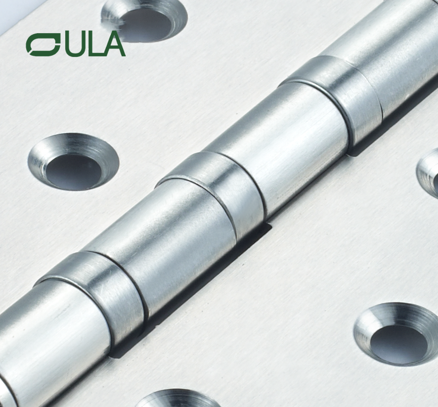 Bisagra de puerta plana de acero inoxidable 201 y 304 con diseño moderno de rodamiento de bolas para la puerta Wodden